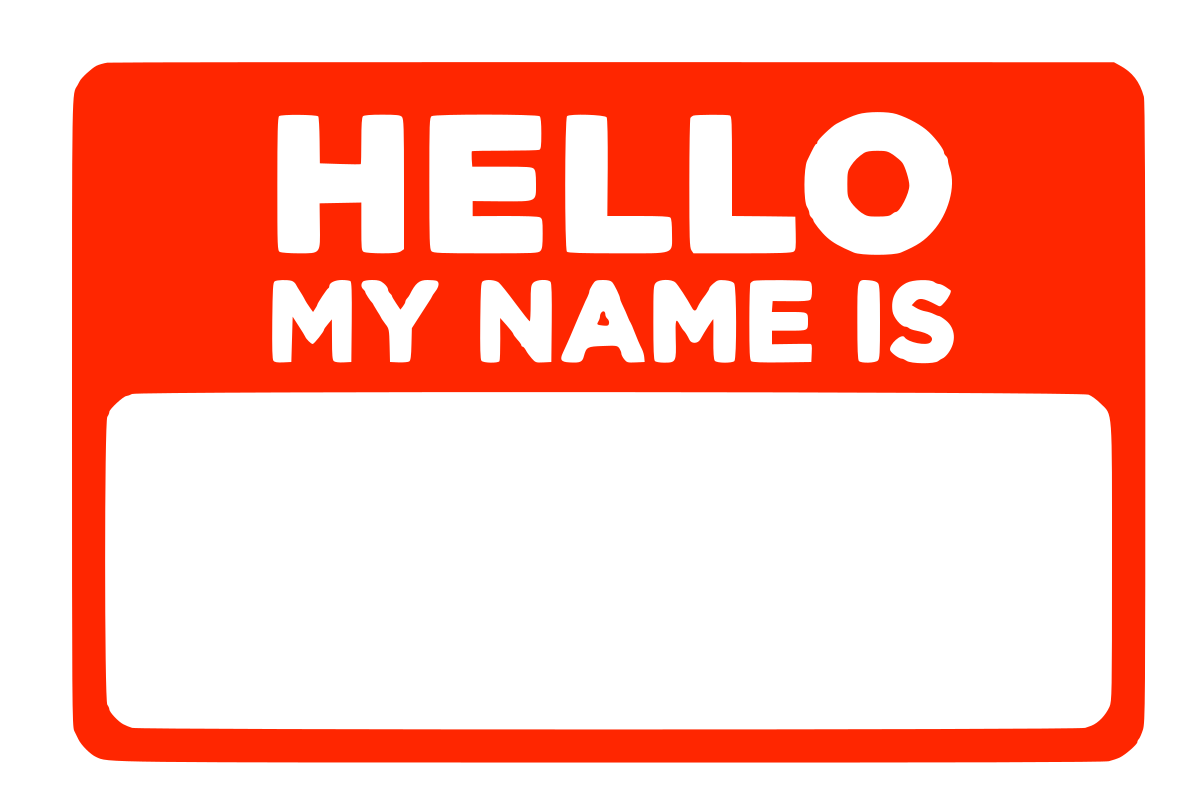 Nametag logo