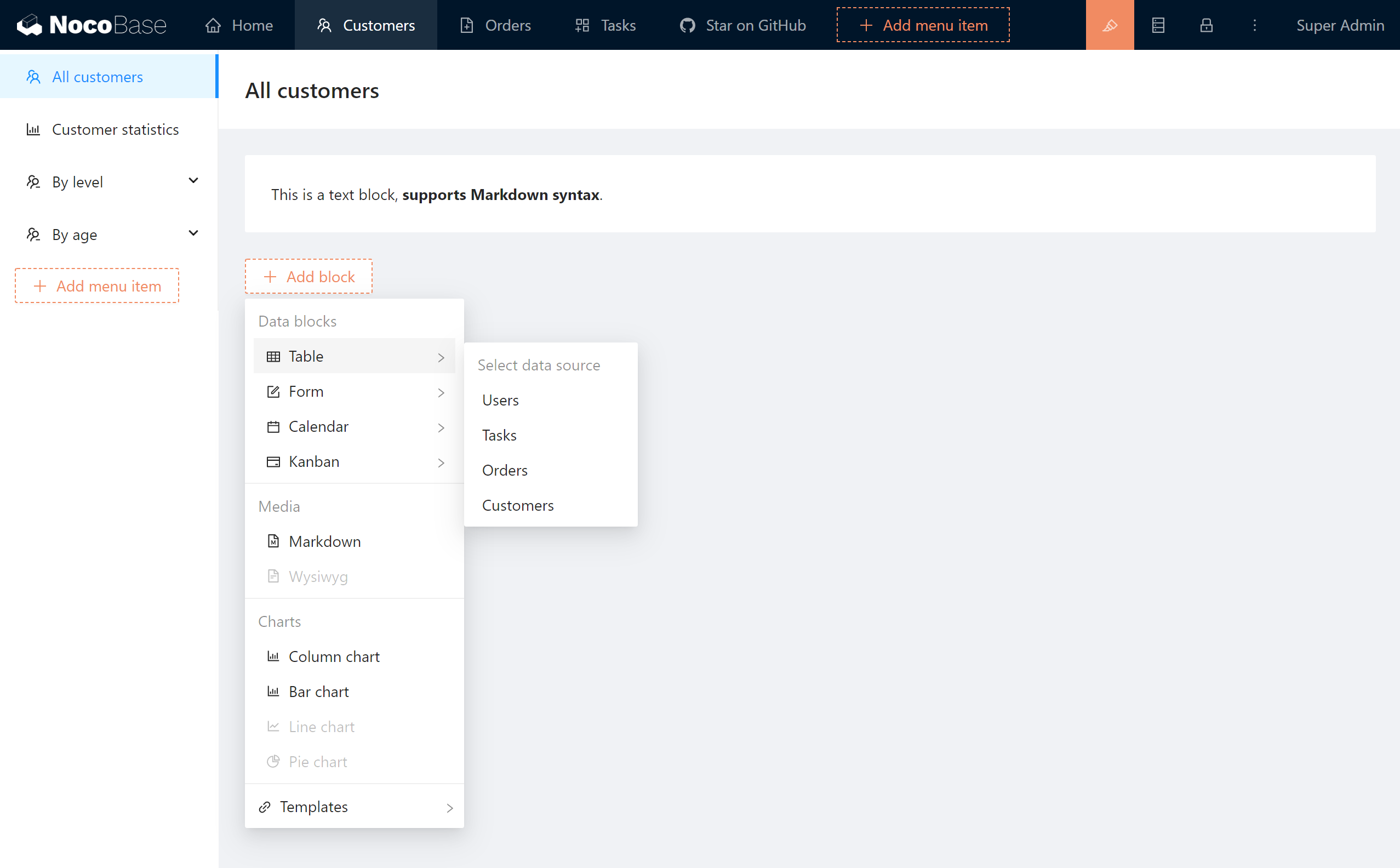 Nocobase screenshot 1