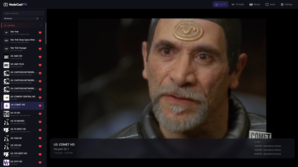 NodeCast TV screenshot 1
