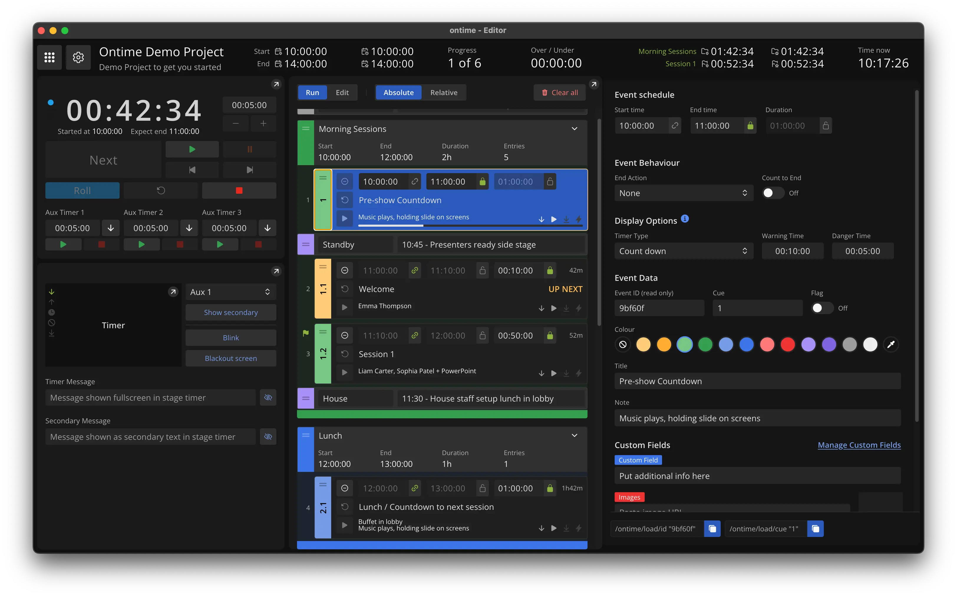 Ontime screenshot 1