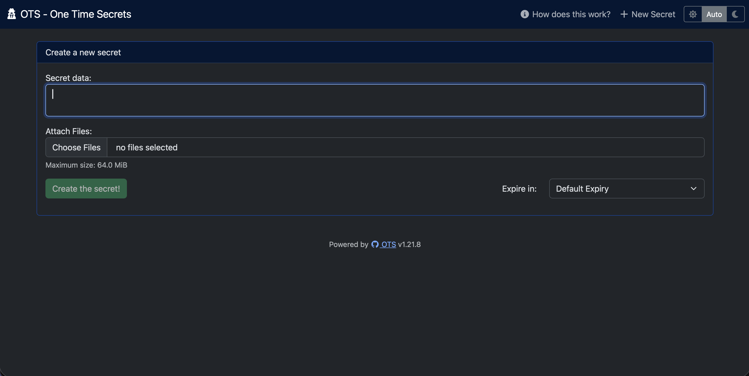 Ots screenshot 1