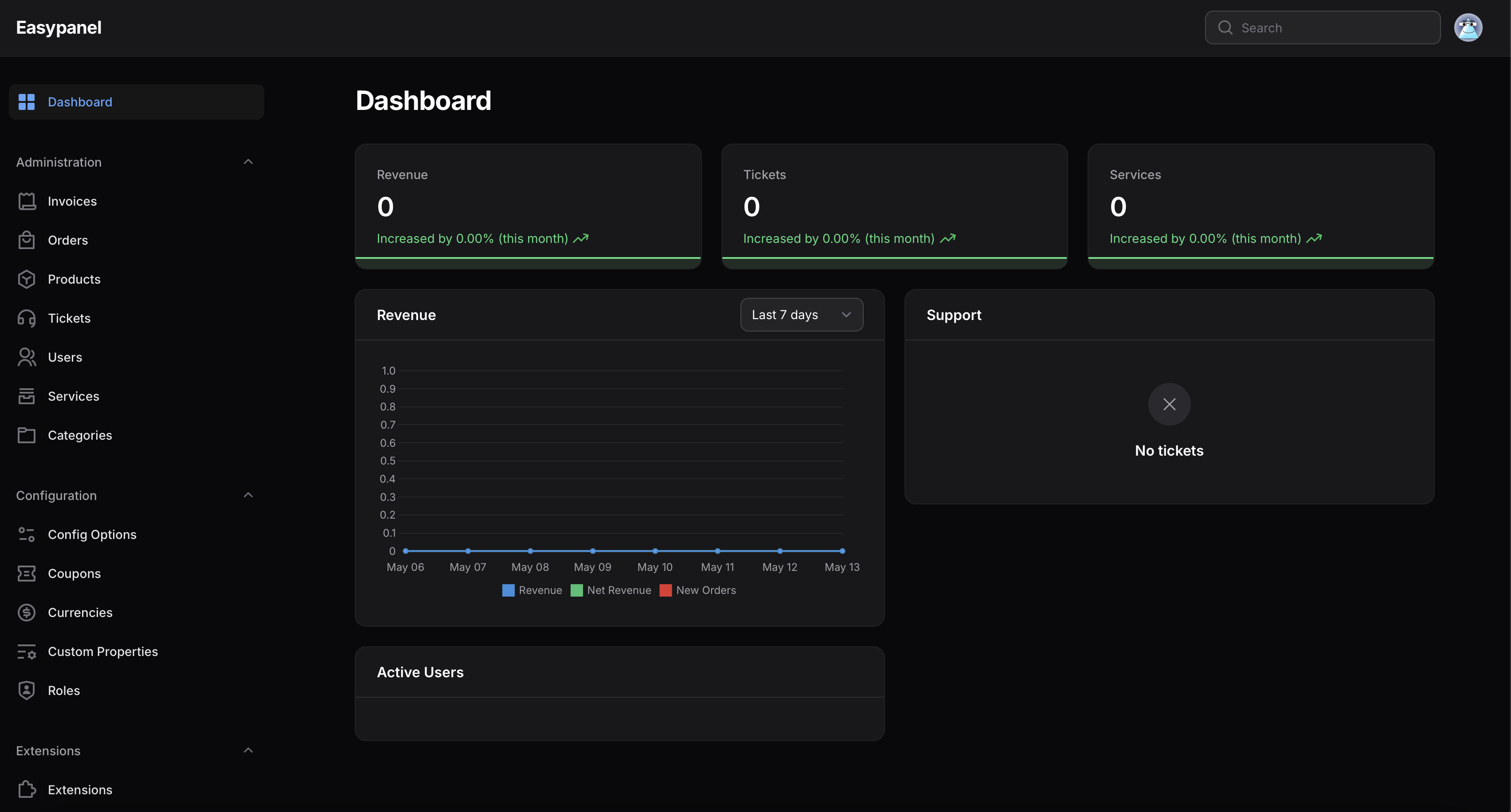 Paymenter screenshot 1
