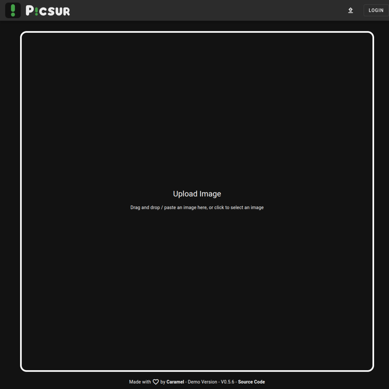Picsur screenshot 1