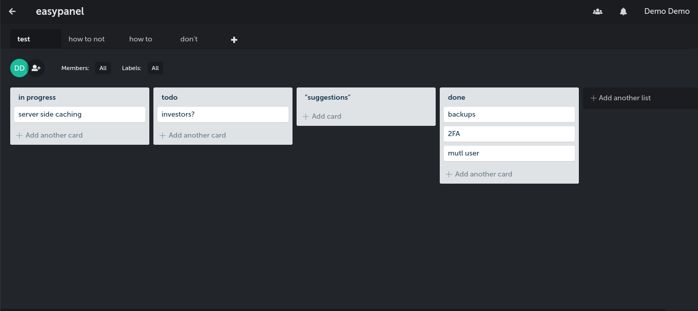 Planka screenshot 1