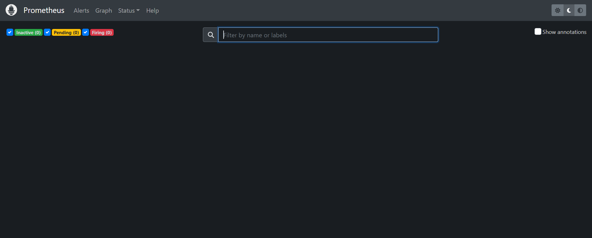 Prometheus screenshot 1