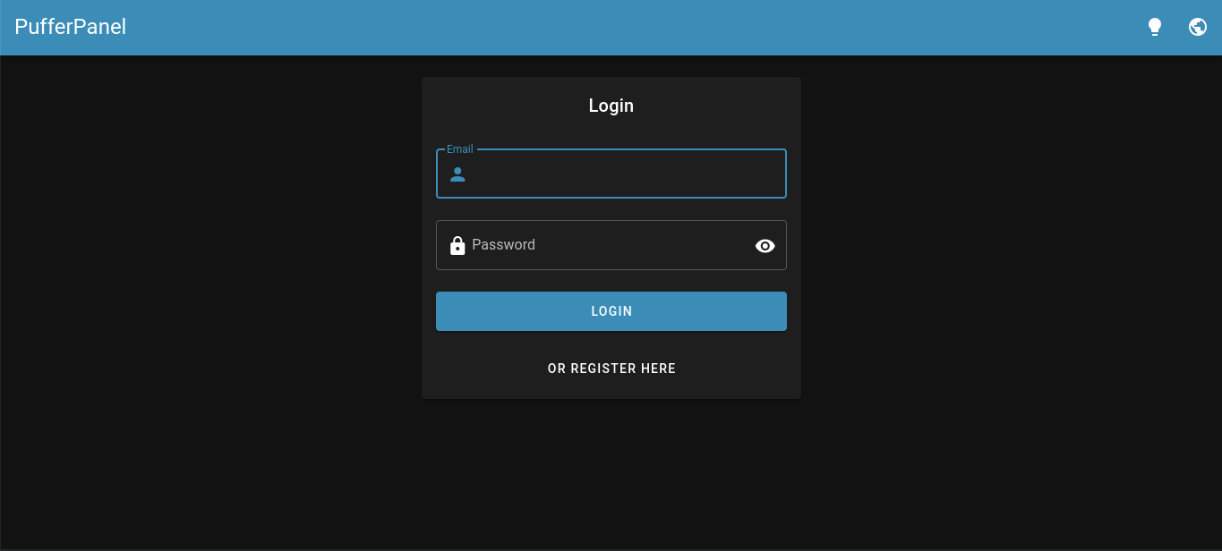 Pufferpanel screenshot 10