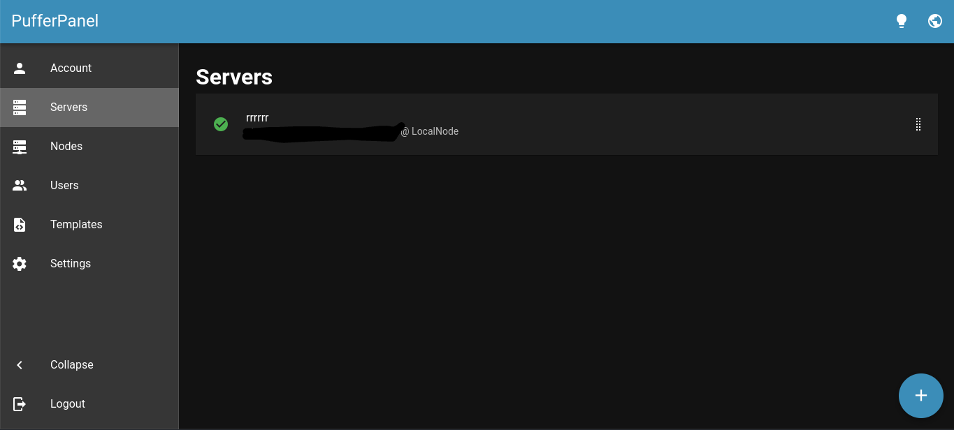 Pufferpanel screenshot 11