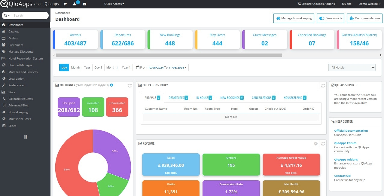 QloApps screenshot 1