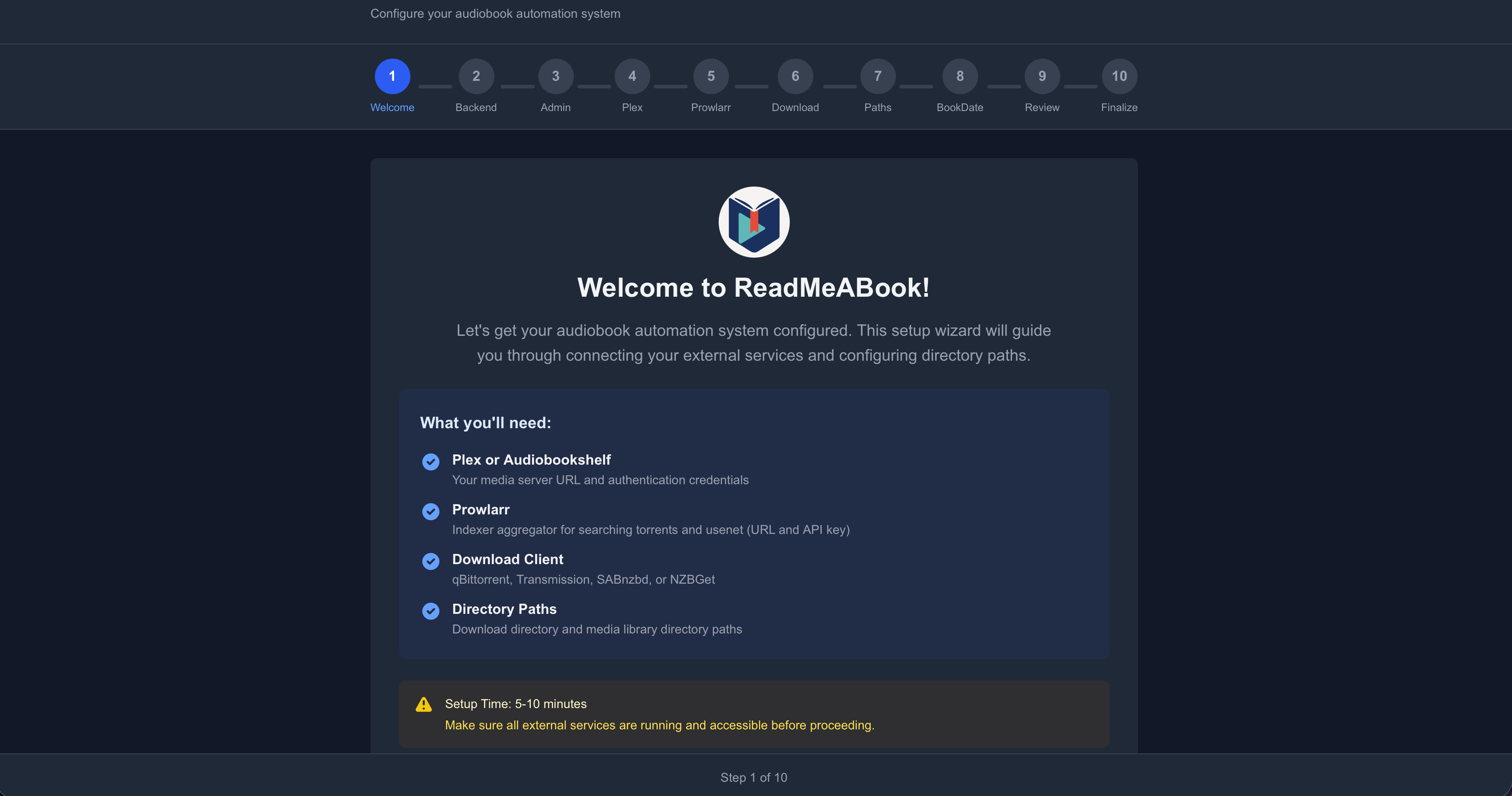 ReadMeABook screenshot 1