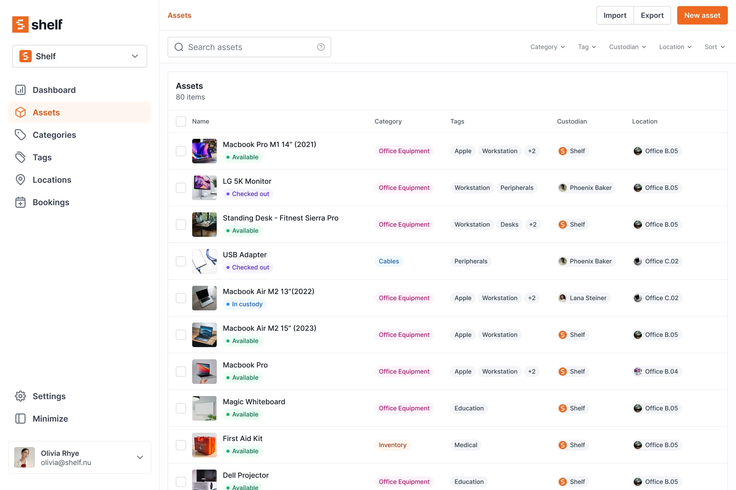 Shelf screenshot 1