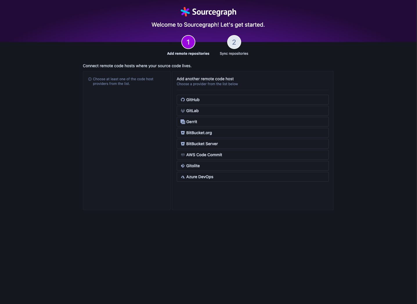Sourcegraph screenshot 1