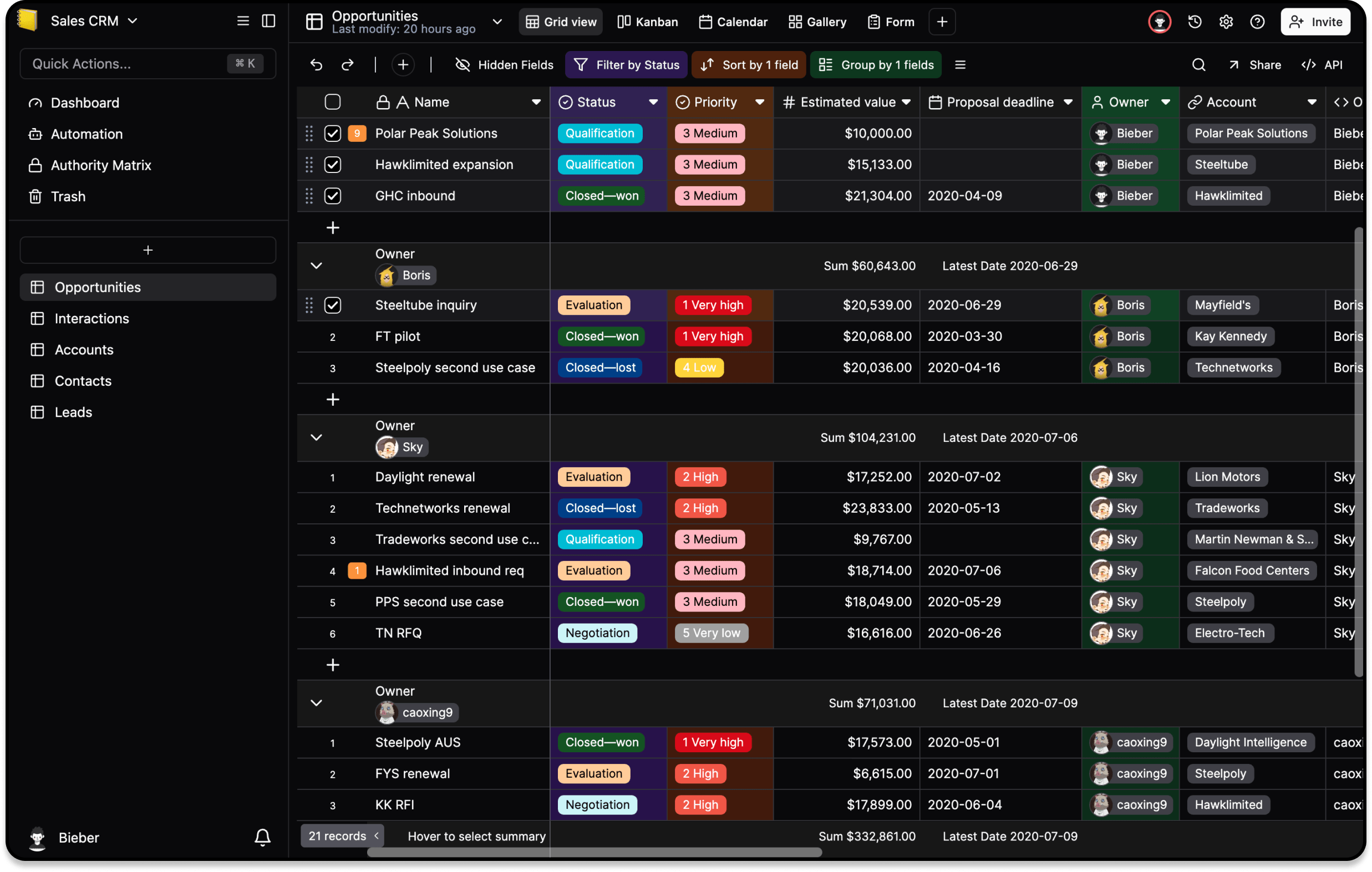 Teable screenshot 1