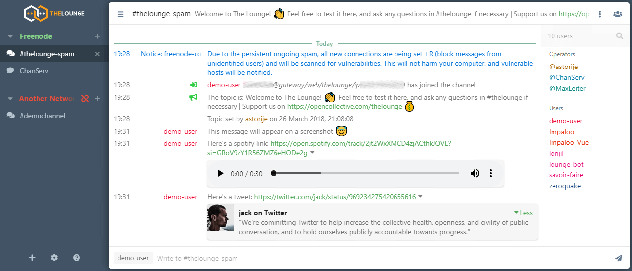 The Lounge screenshot 1