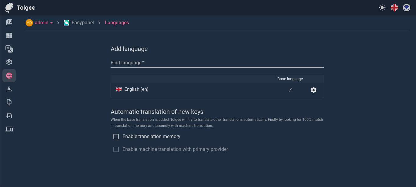 Tolgee screenshot 4