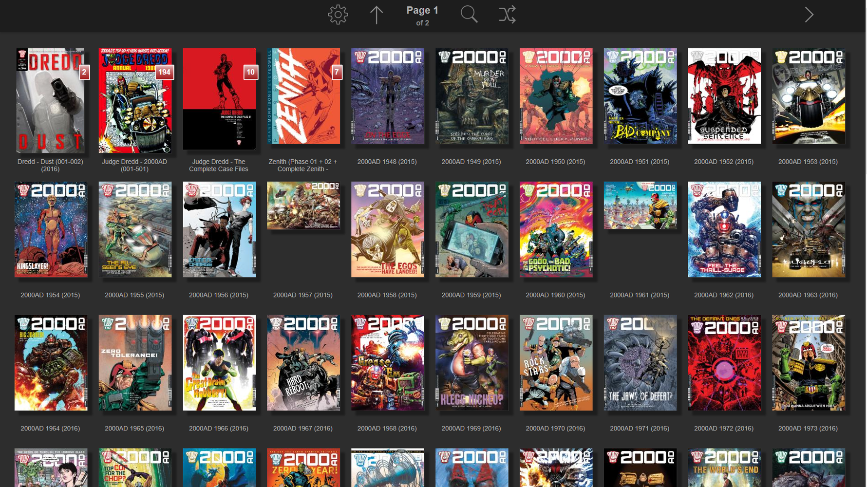 Ubooquity screenshot 1