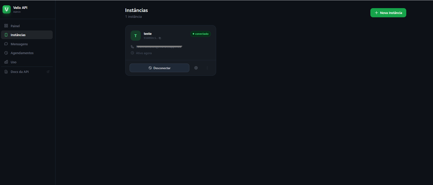 Velix API screenshot 1