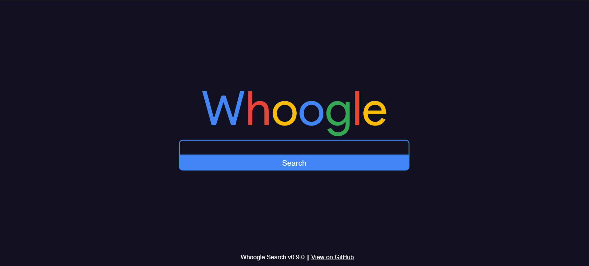 Whoogle screenshot 1