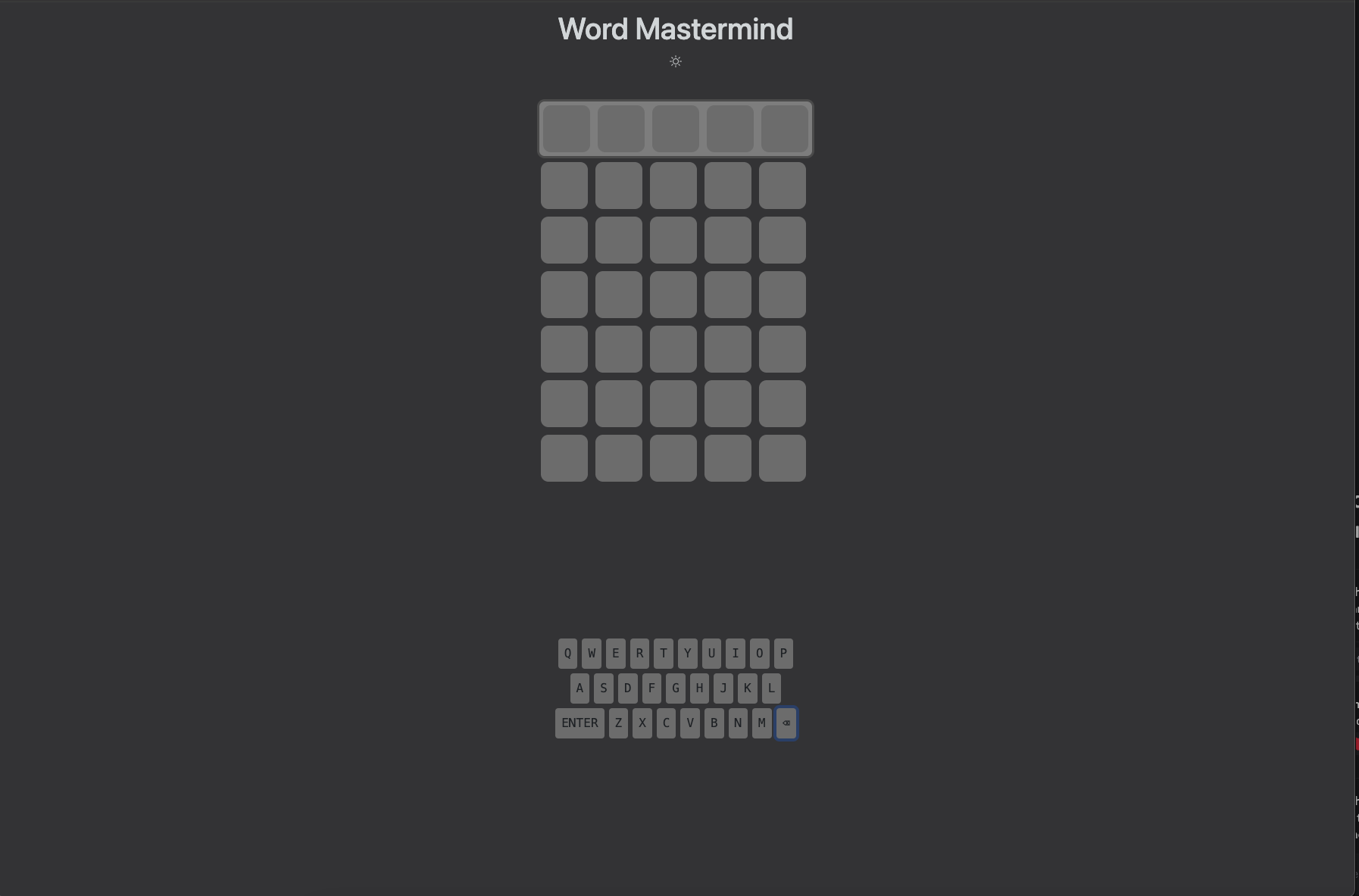 Word Mastermind screenshot 1