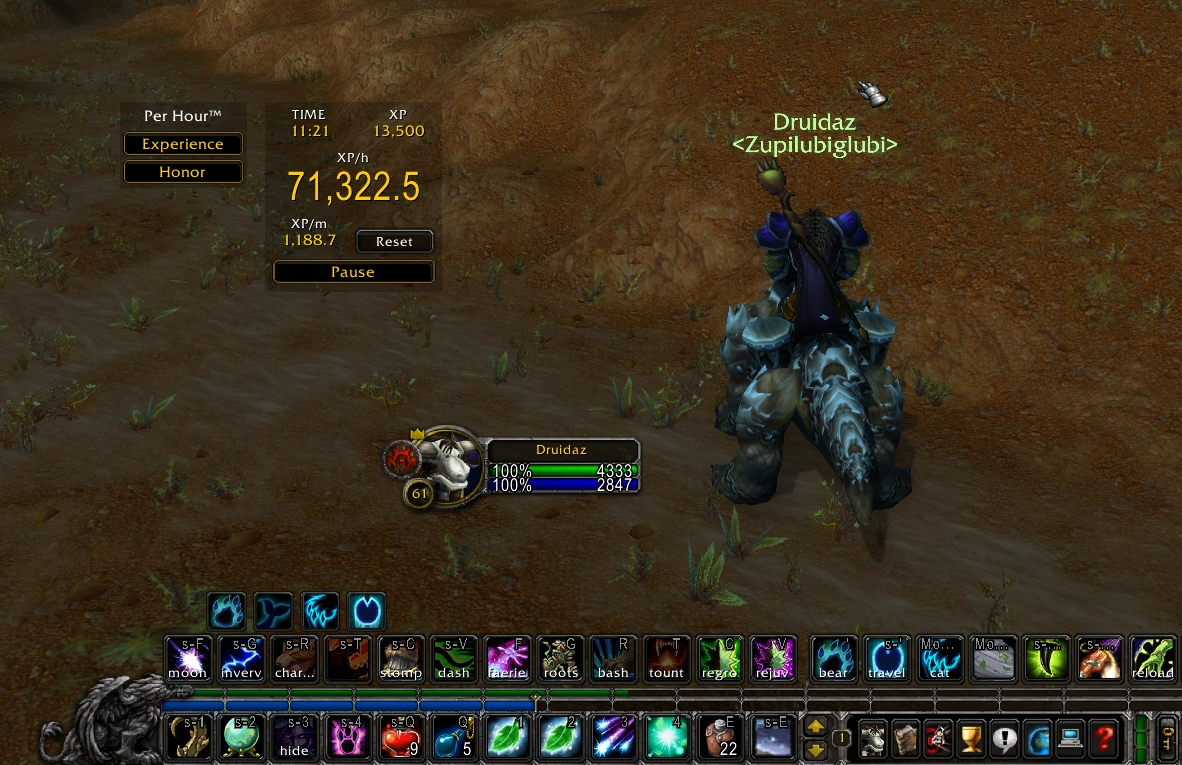 This image shows the addon in game.