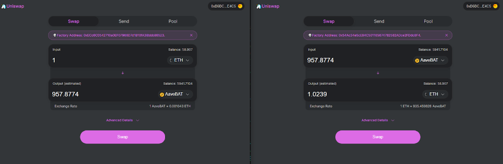 uniswap arbitrage defi201