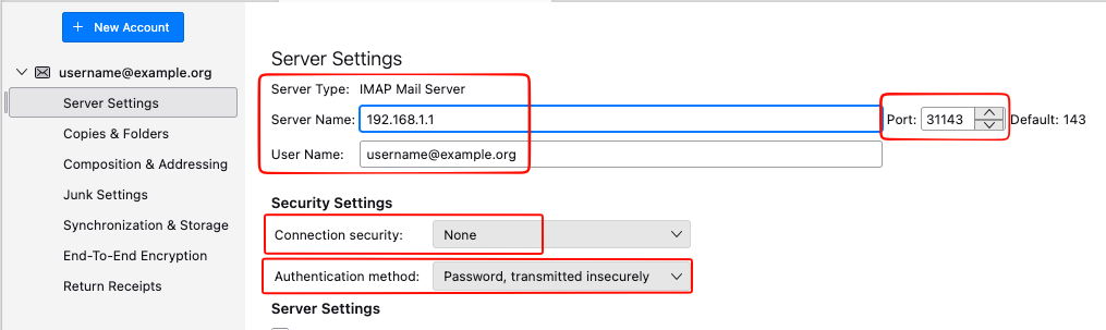 dovecot imap proxy thunderbird 1