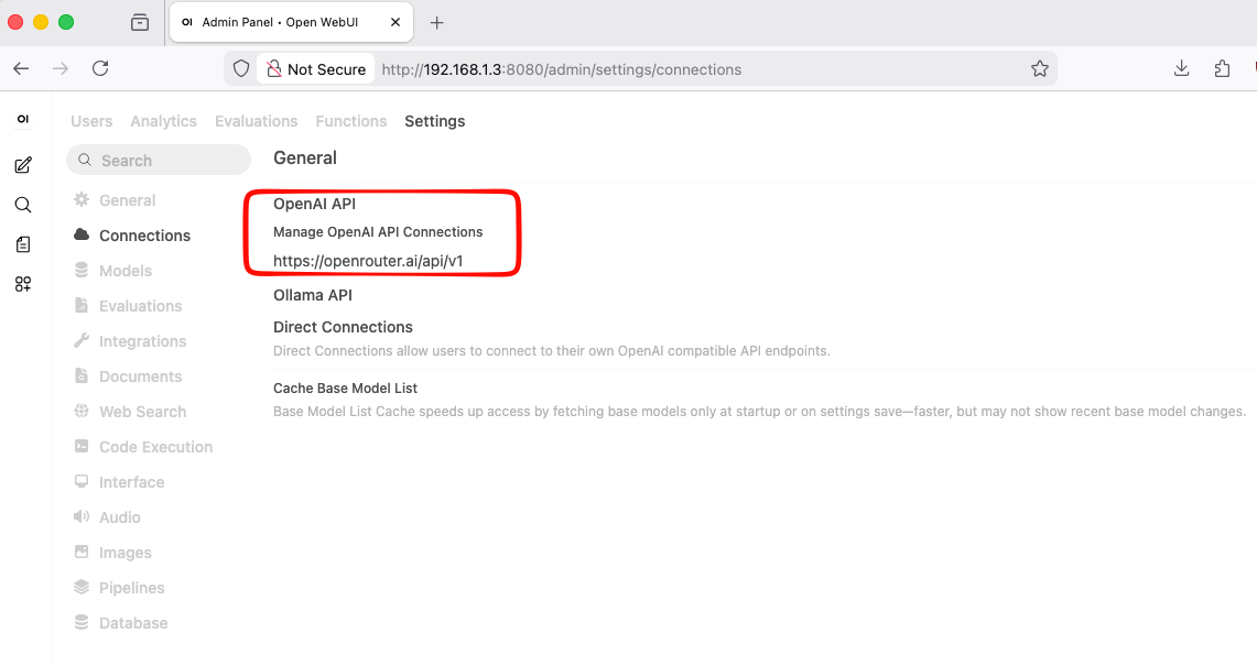 openwebui openrouter