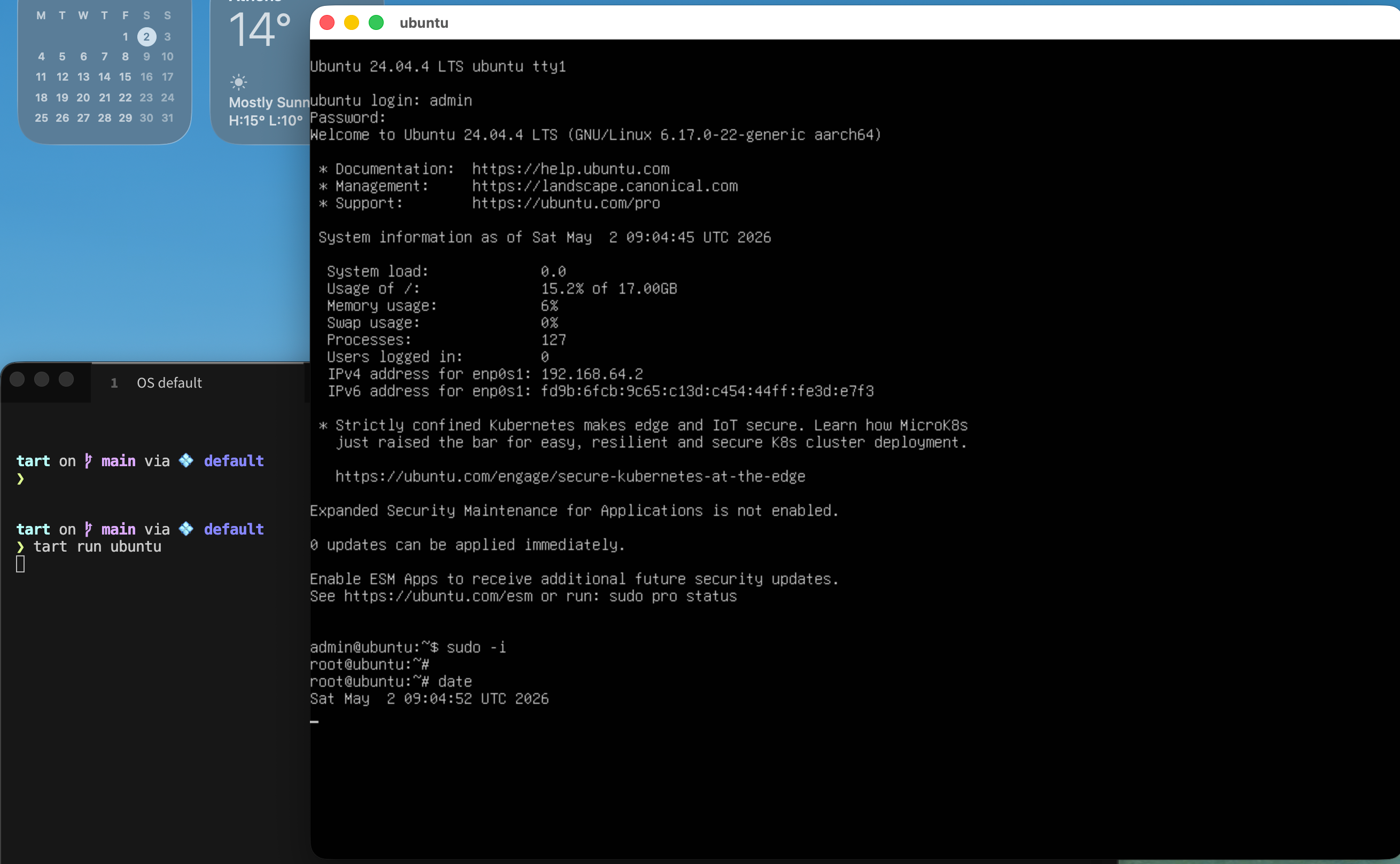tart_ubuntu