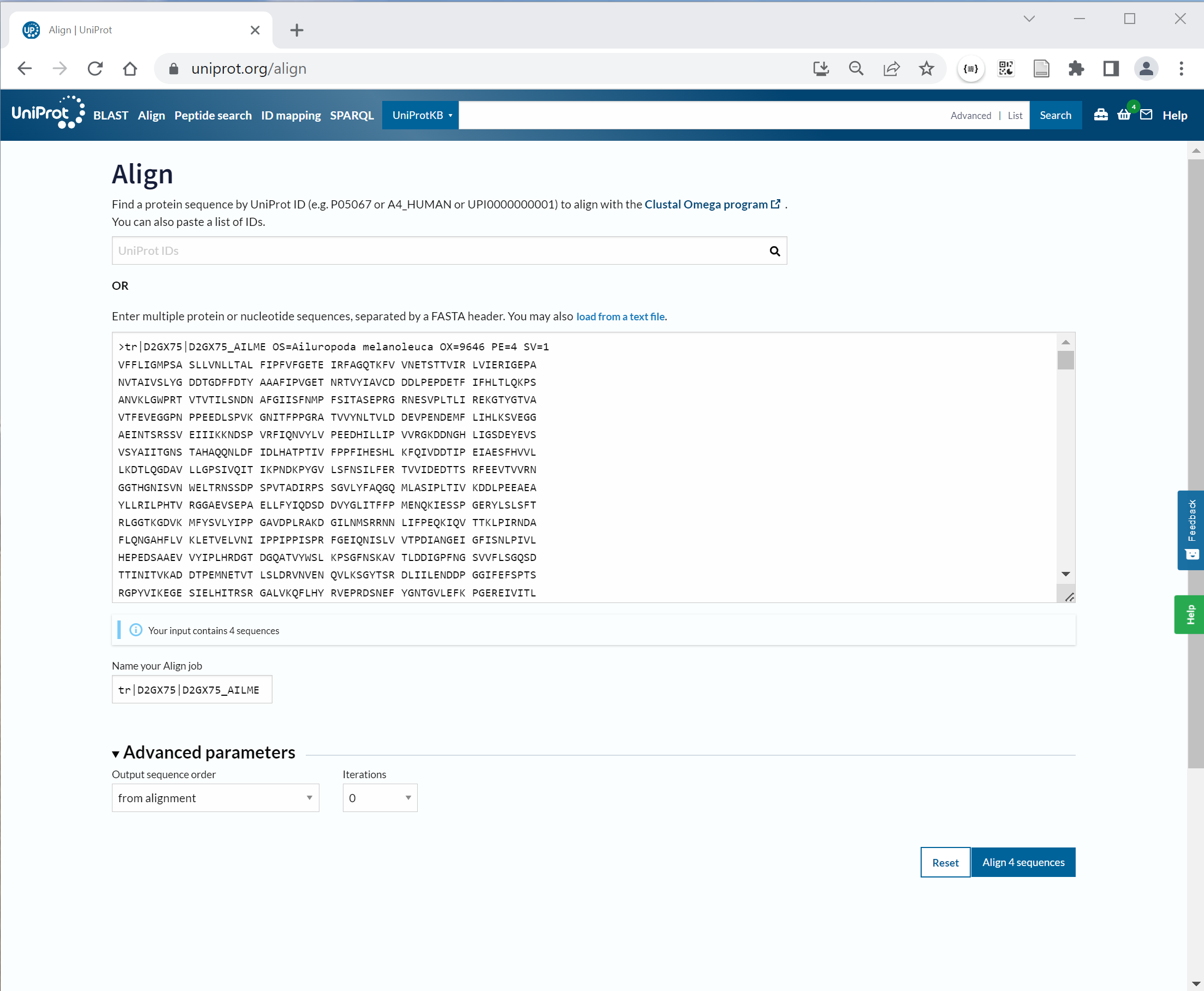 Uniprot Domain UniProt