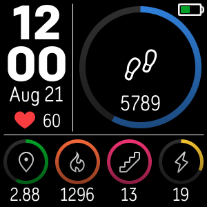 Screenshot on Fitbit Versa