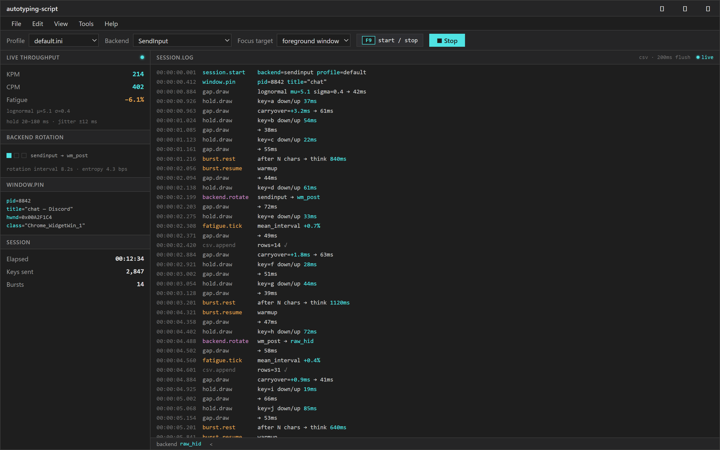 autotyping-script โ Emitter Console