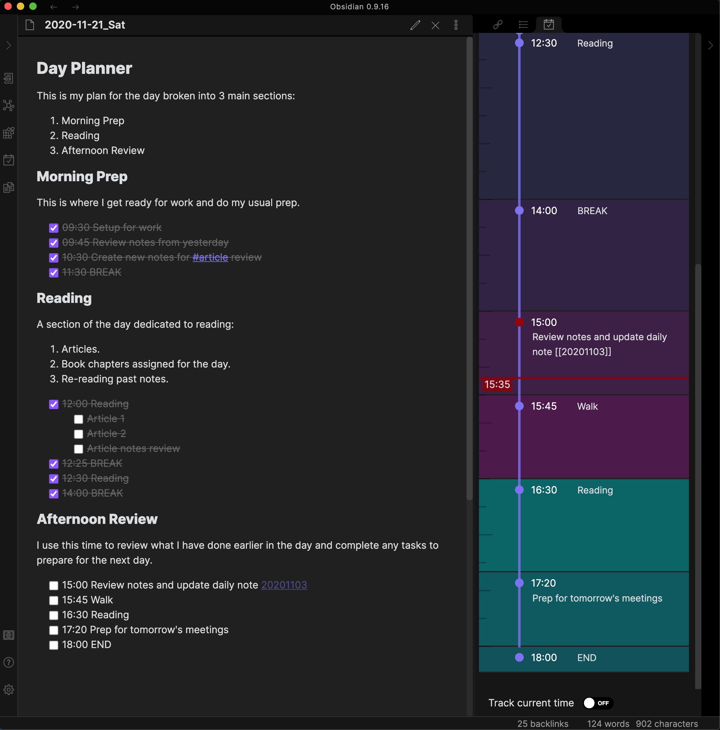 Day Planner Demo Image