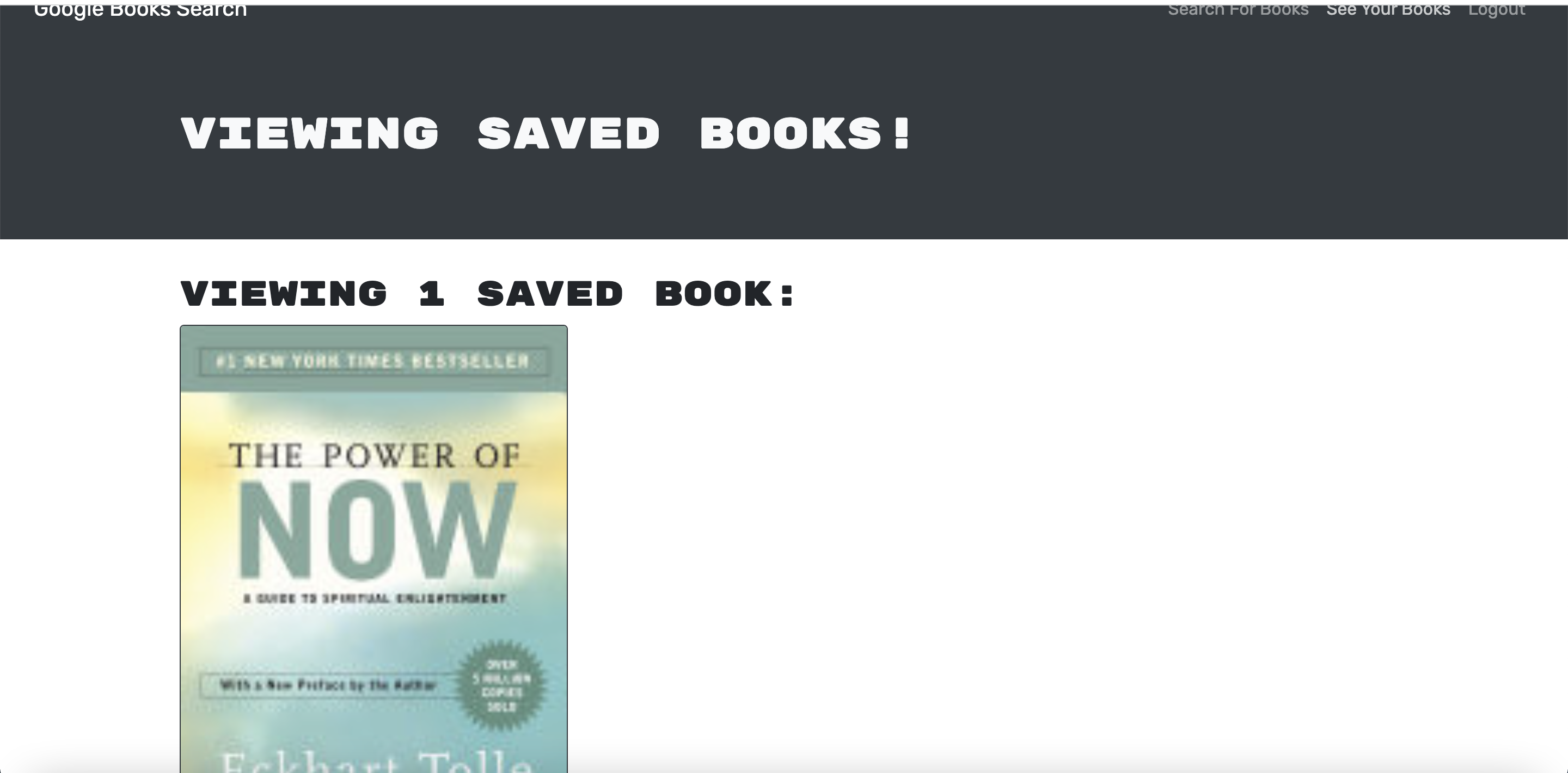 Saved Book