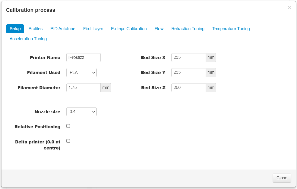 Calibration Companion Setup