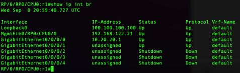 Loopback Interface Configuration