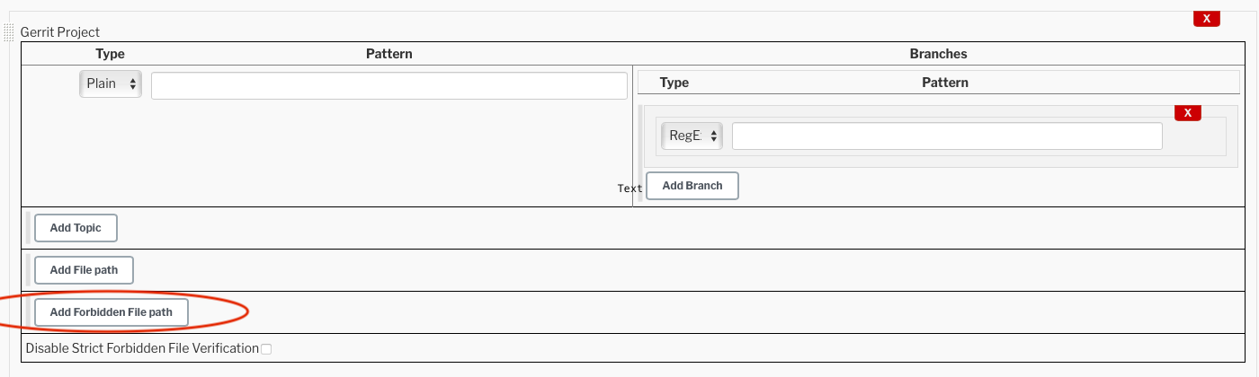 Add Forbiddent File Path