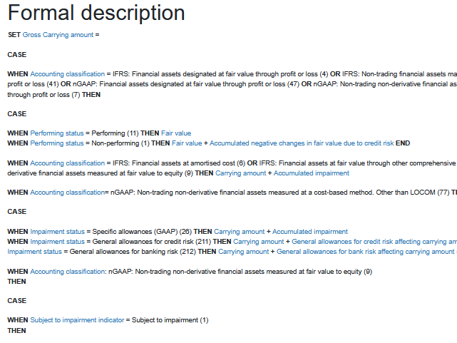 BIRD derivation rule pseudocode for GRSS_CRRYNG_AMNT.