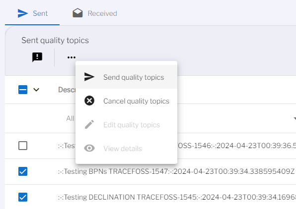 inbox multiselect actions