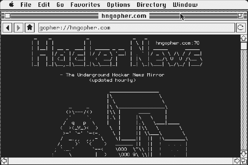 Geomys dark mode with favorites