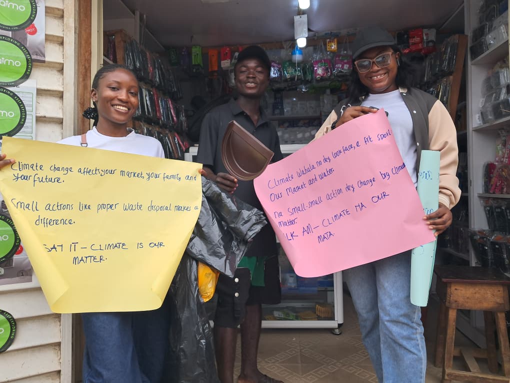 Community celebrating a cleaner shared space