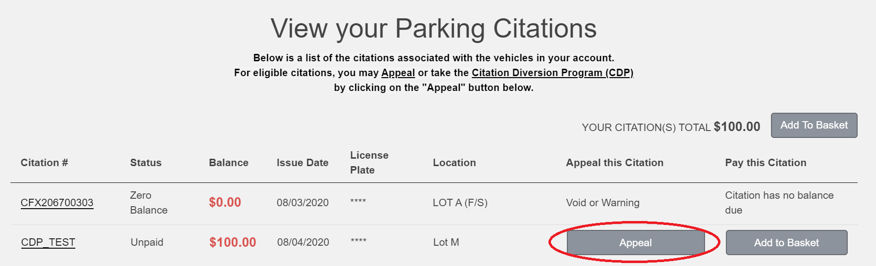 Citation Diversion Program Parking And Transportation