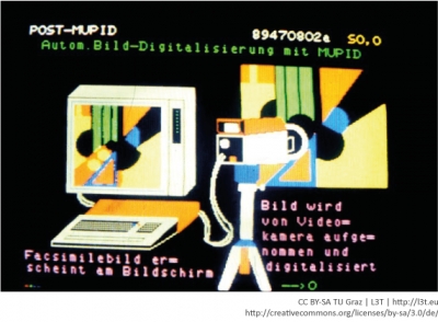 Abb. 5: Mit MUPID und Videokamera war eine direkte Bildabspeicherung möglich.