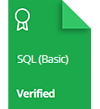SQL (Basic) Certificate