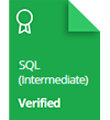SQL (Intermediate) Certificate