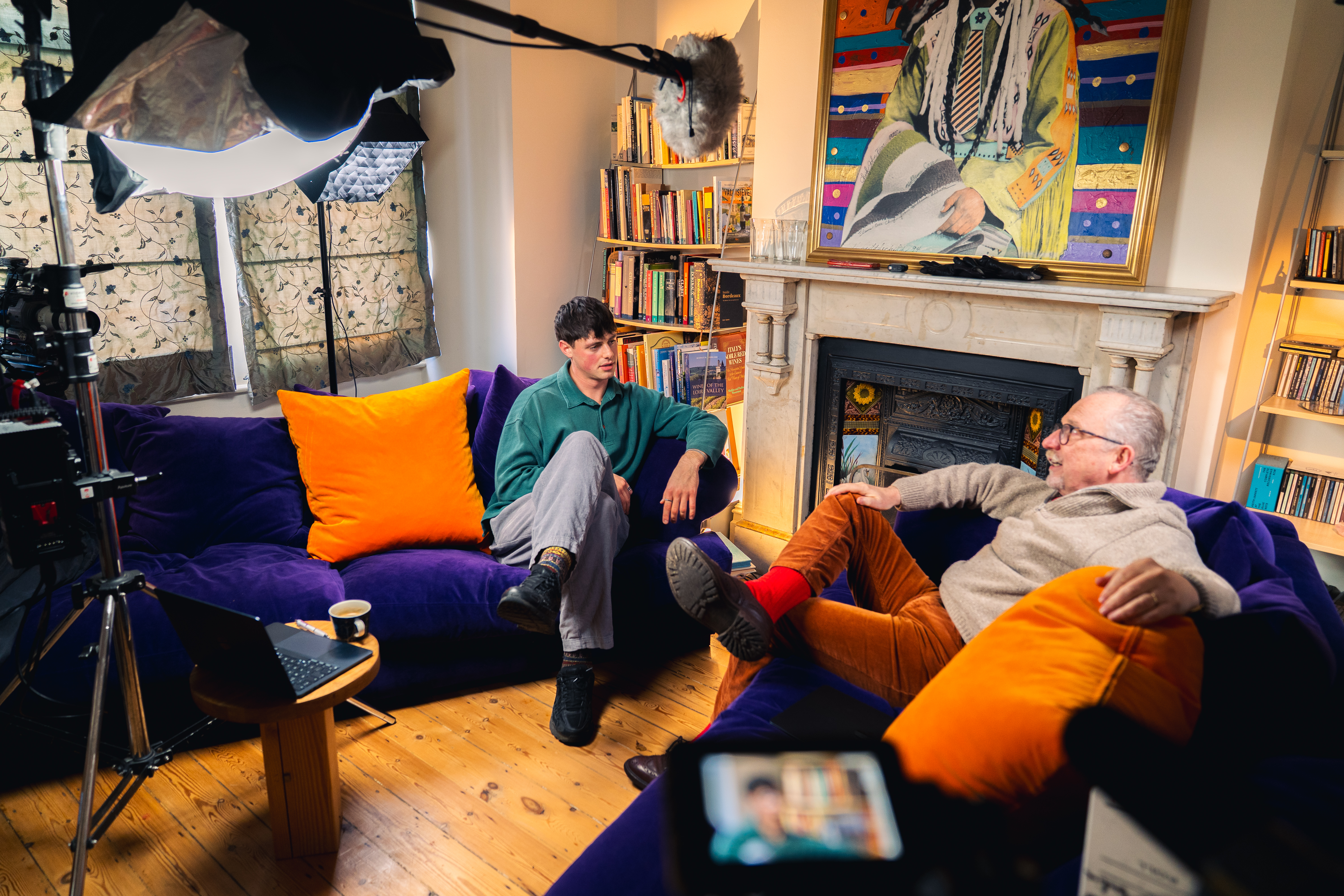 Eddie in conversation with Prof Edmund Sonuga-Barke