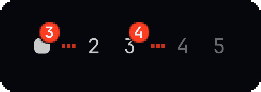 Switching between linked pairs