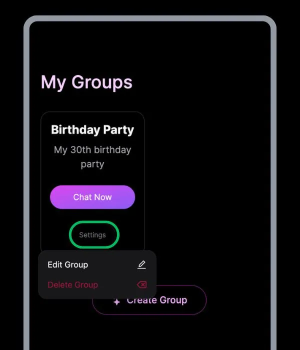 Edit Groups