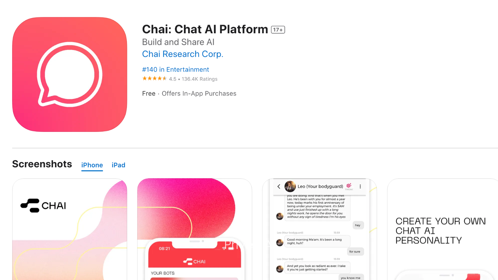 Best CHAI AI Alternatives