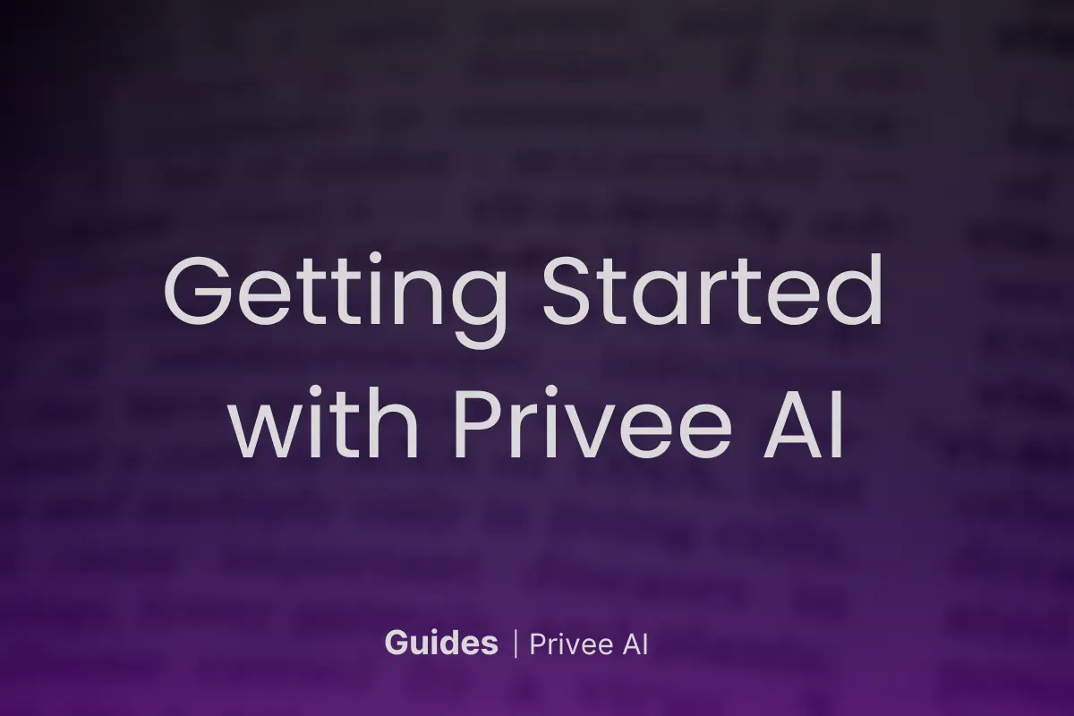 Getting Started With Privee AI