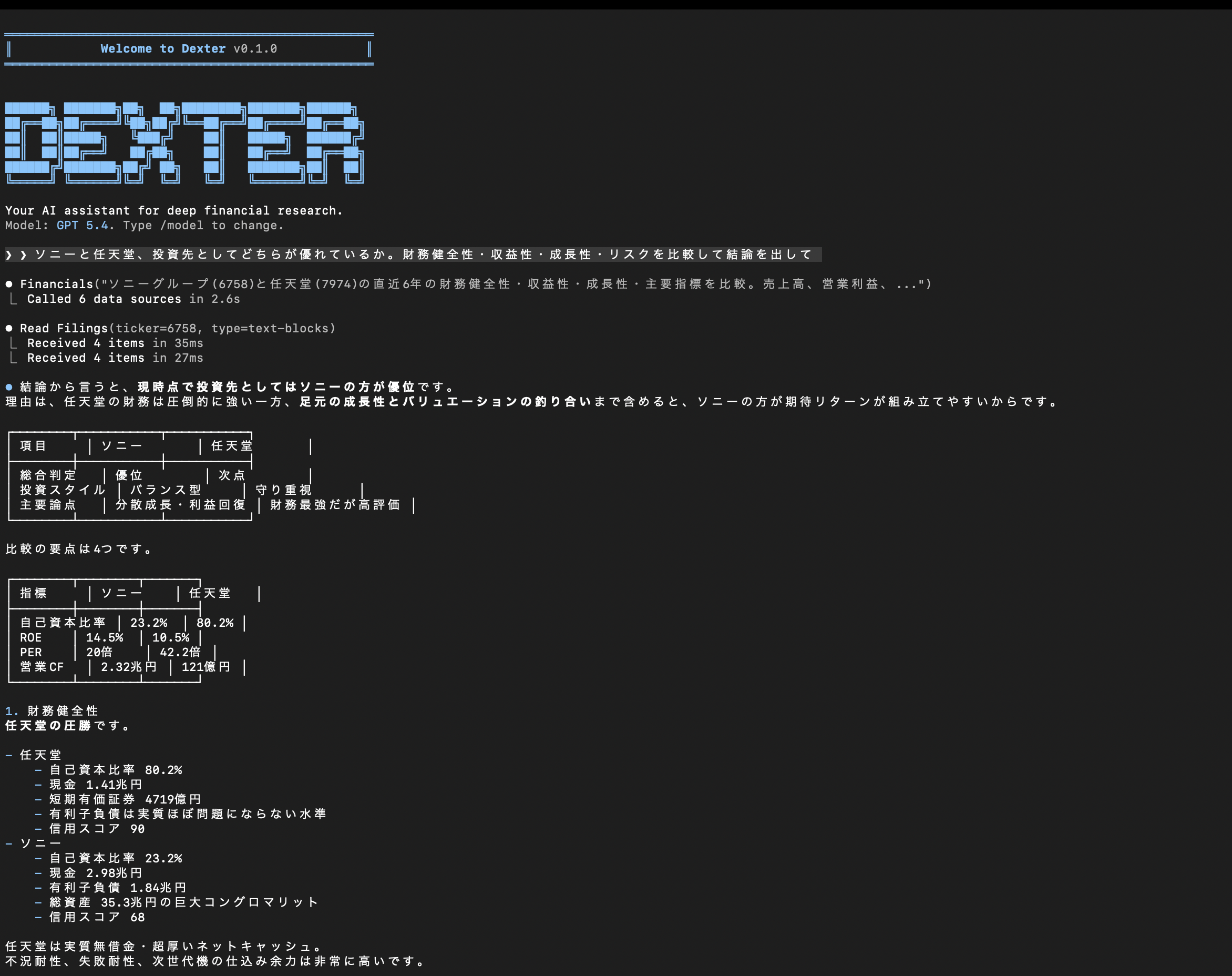 Dexter JP Demo