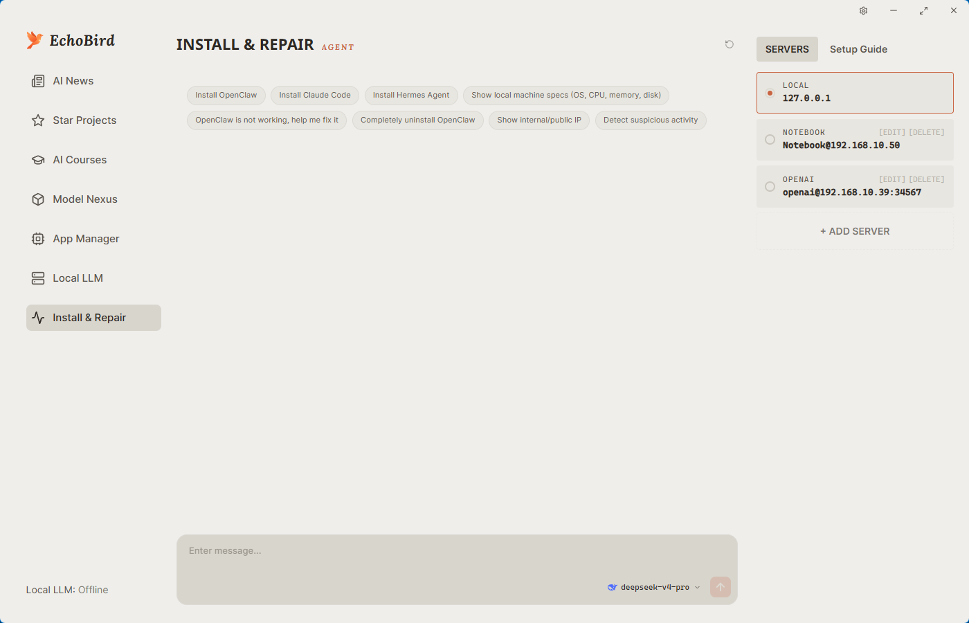 Install & Repair Agent